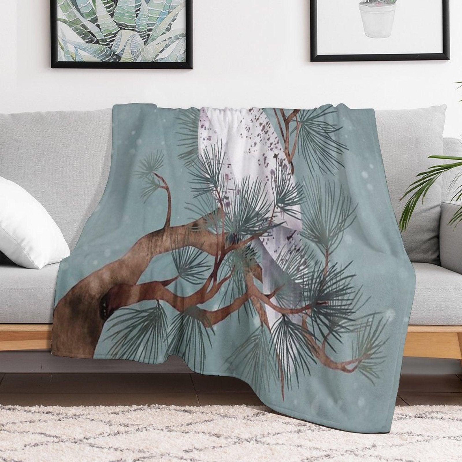Snowy Throw Blanket