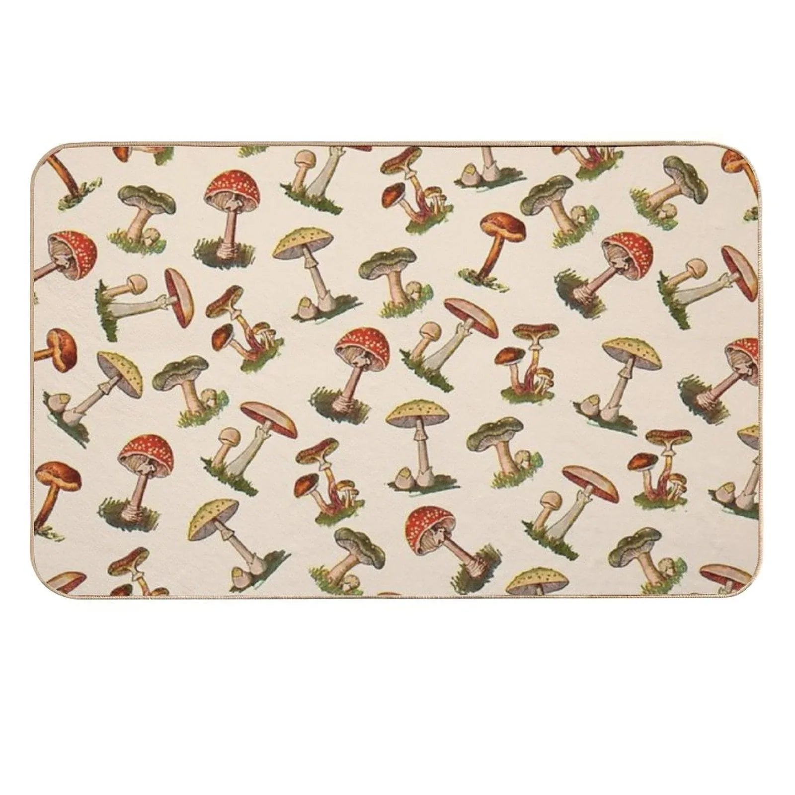Mushrooms  Multi-Purpose Bath Mat