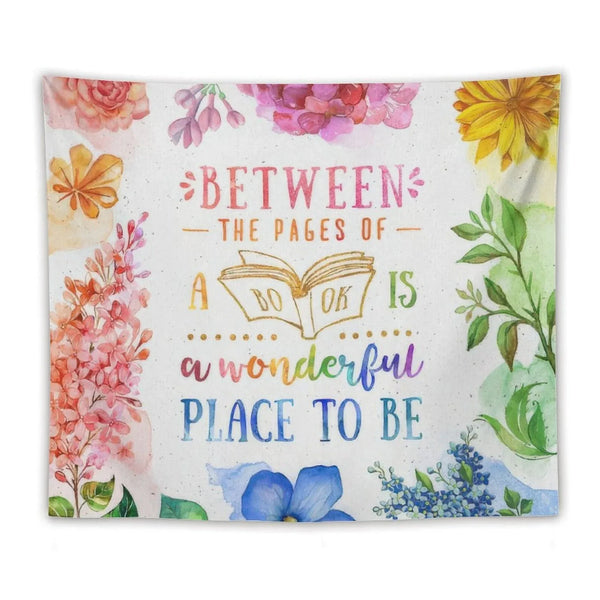 Between The Pages Tapestry