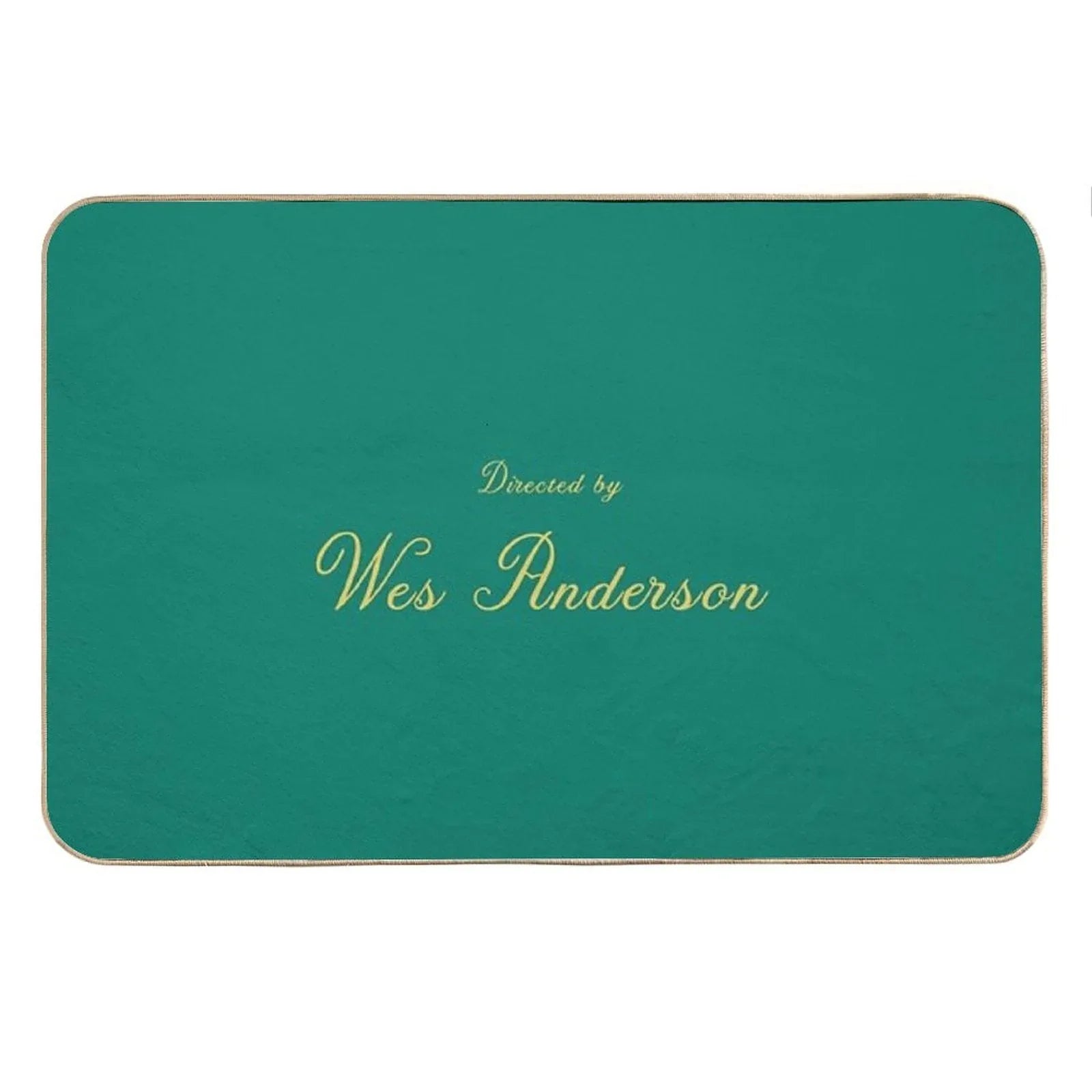 Directed by Wes Anderson, Moonrise Kingdom Yellow Aesthetic Bath Mat