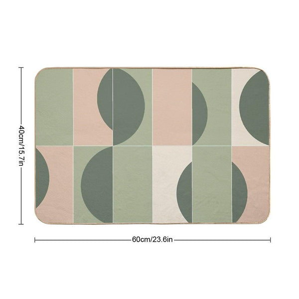 Garden Tiles 02 Bath Mat