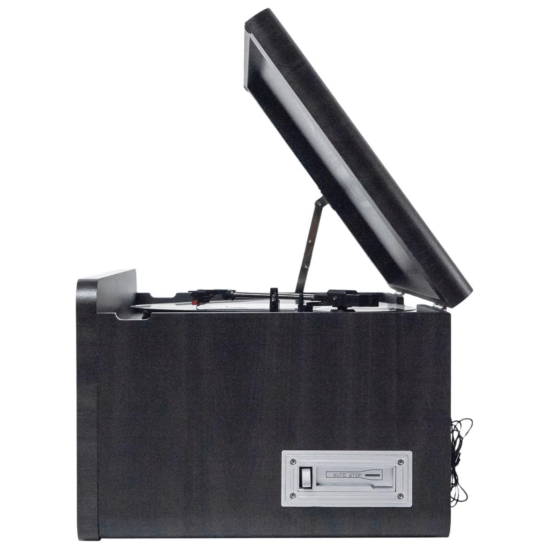 Victor Monument 8-in-1 Wood Music Center Graphite - Refurbished