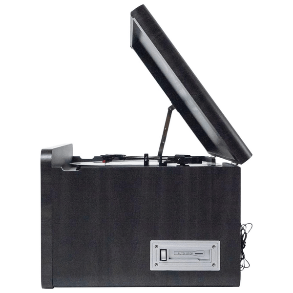 Victor Monument 8-in-1 Wood Music Center Graphite - Refurbished