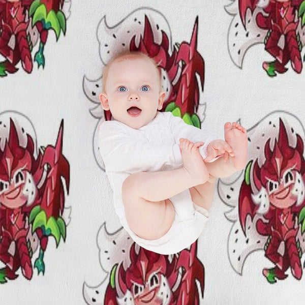 Pitaya Dragon Cookie Wrinkle-free Throw Blanket