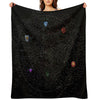 Map of The Inner Sphere Ca. 3048 (transparent) Multi-functional Throw Blanket