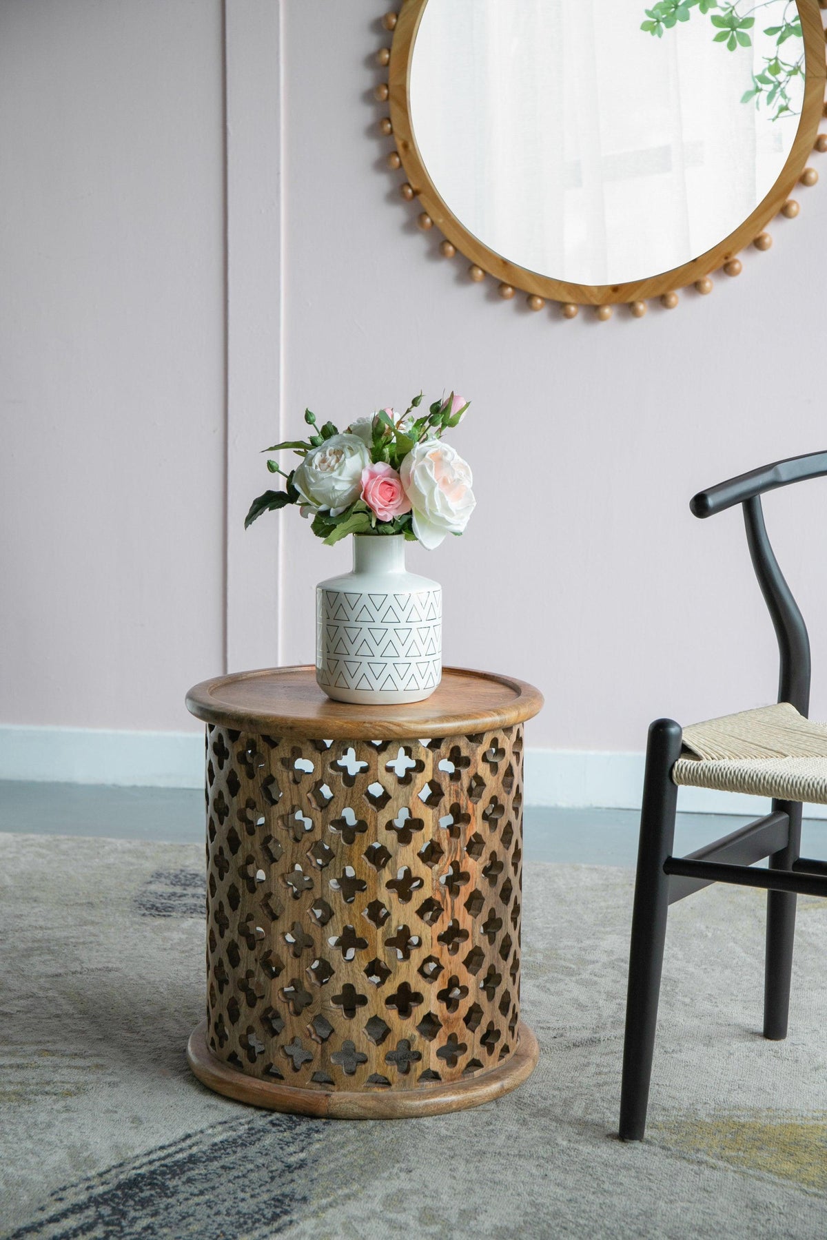 Modern Geometric Decorative Accent Vase