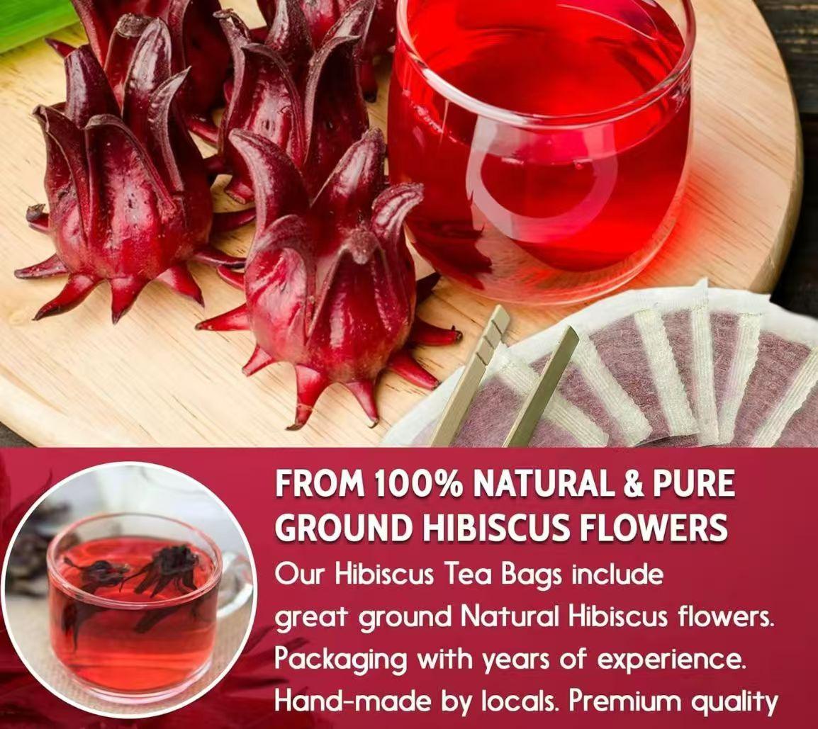 High-Quality Hibiscus Tea – Premium Crimson Herbal Infusion