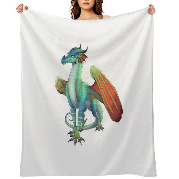 Glory The RainWing Throw Blanket