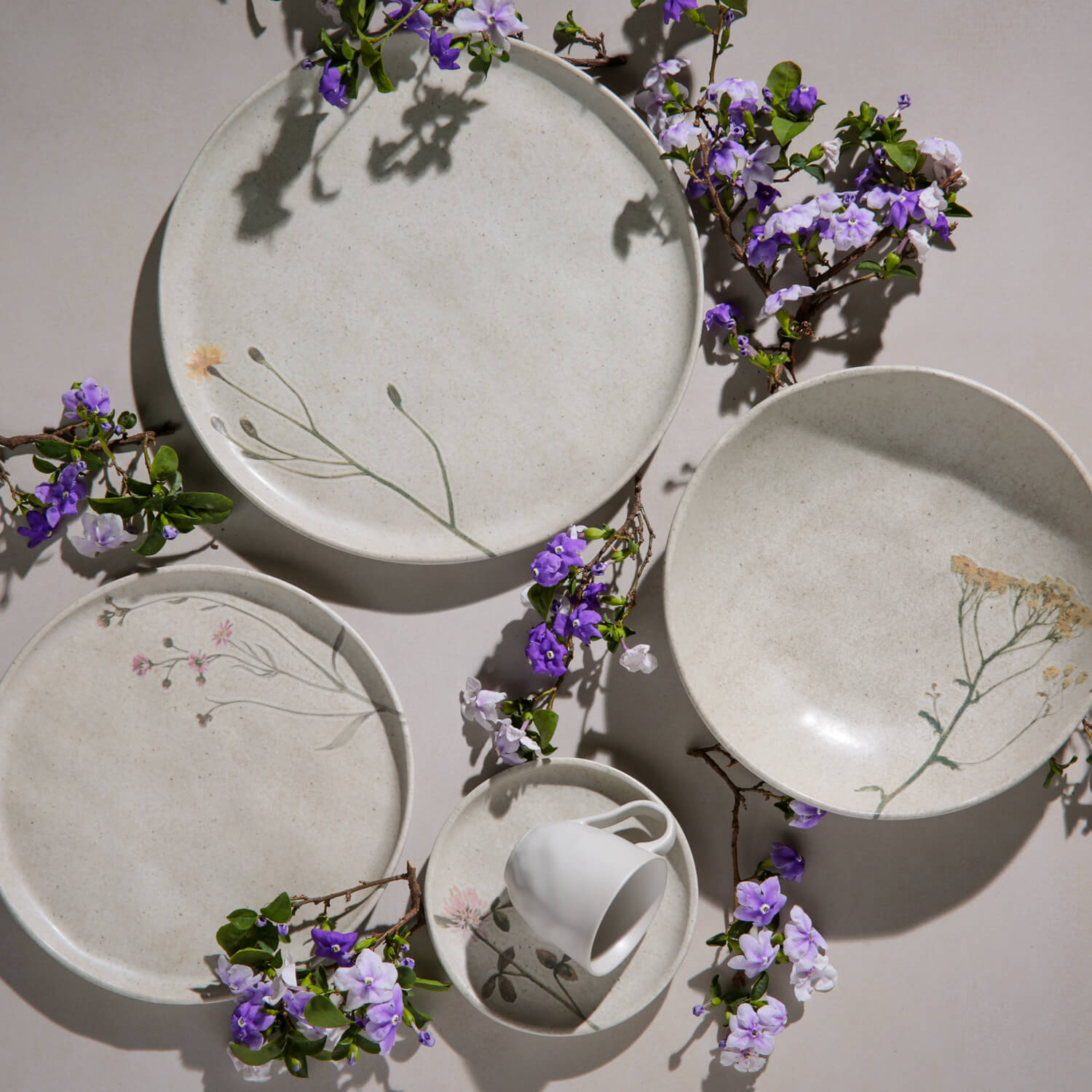Coffee Cup & Saucer Set of 6