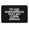 A Little Stitious Bath Mat