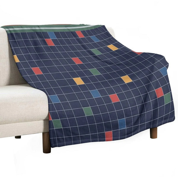 Classic 80s-Style Bedding Throw Blanket