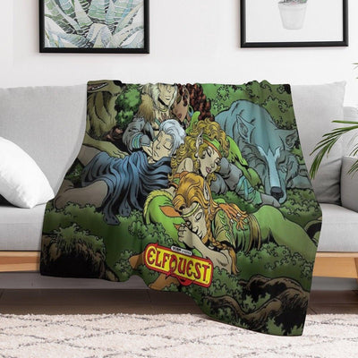 ElfQuest True Peace II Throw Blanket
