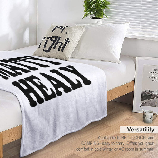 I Heart Matty Healy Eco-conscious Throw Blanket