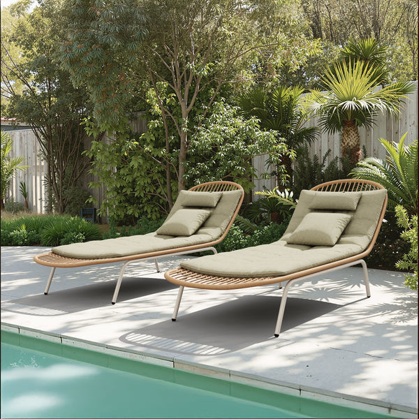 Skim Chaise Lounge Multicolor