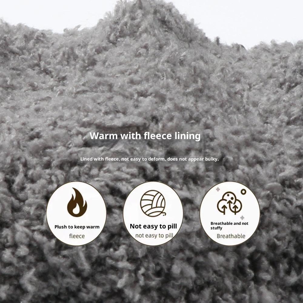 Gloves Outdoor Riding Wind-proof And Cold Protection Fleece-lined Thickened
