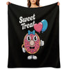 Riding Your Dad's Face Is My Cardio Saying Adult Humor Sustainable Throw Blanket
