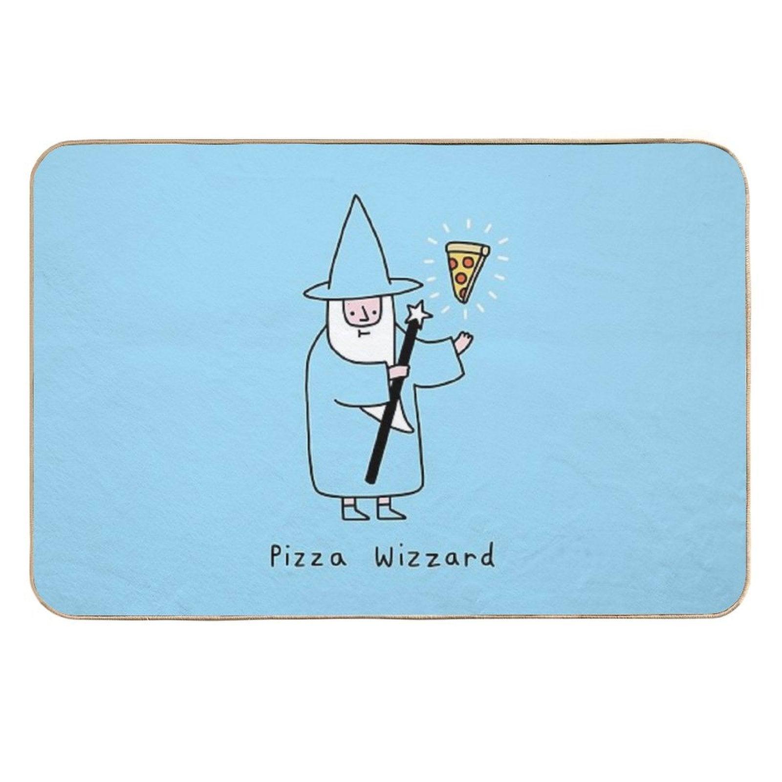 Pizza Wizzard  Rapid-Drying Bath Mat