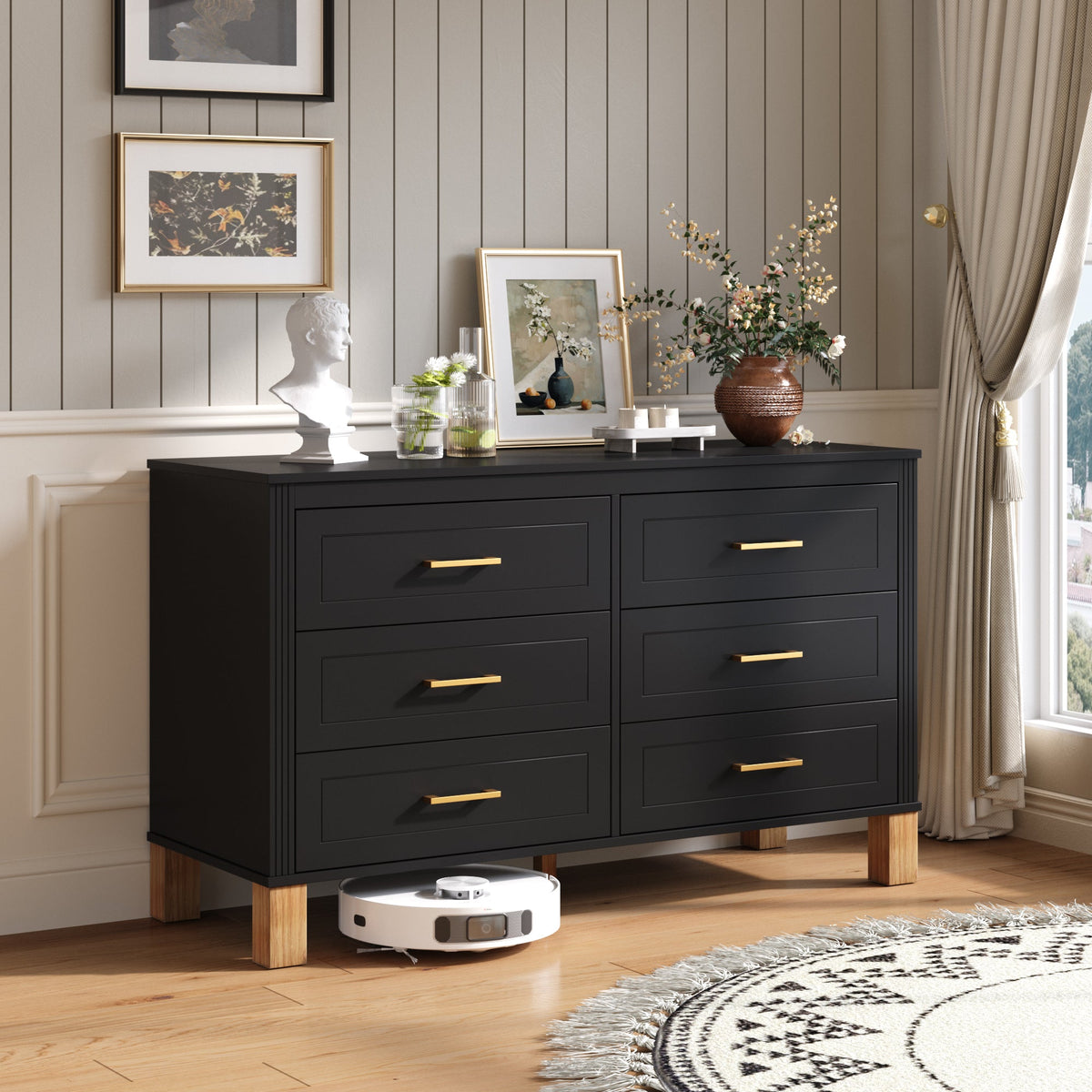 6-Drawer Double Dresser