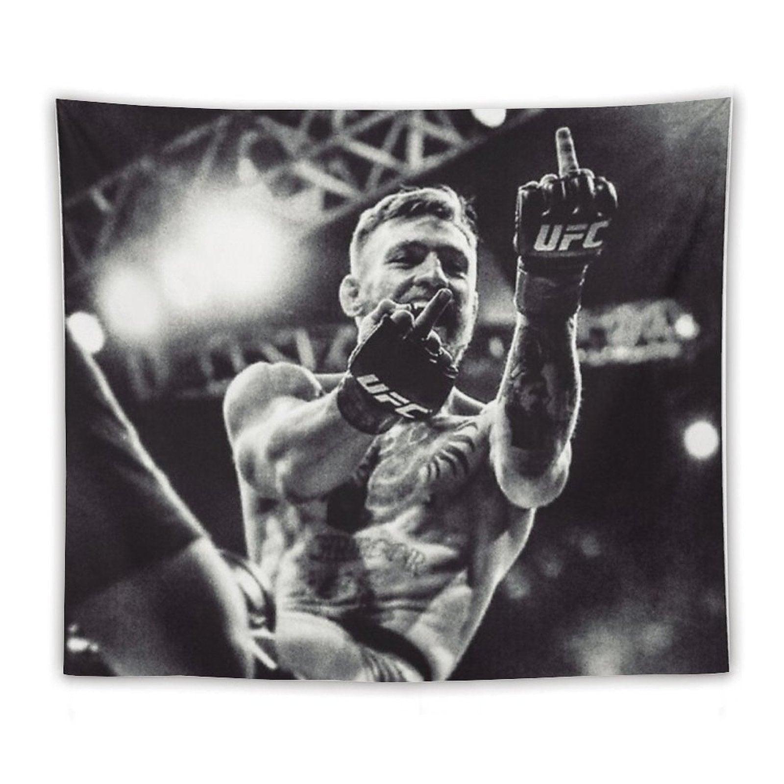 Conor McGregor Middle Finger - Notorious Tapestry