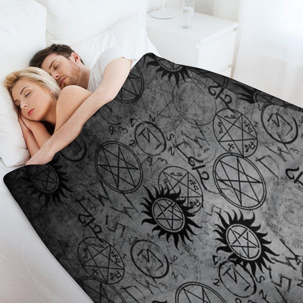 Supernatural Grey Throw Blanket
