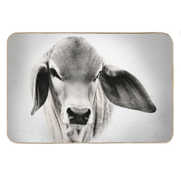 BRAHMAN CALF, WALL ART AND DESIGNS Bath Mat