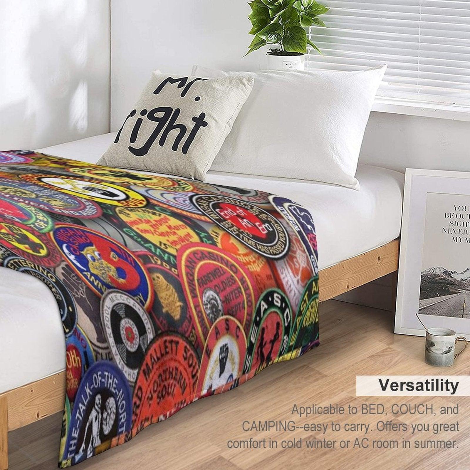 Northern Soul Memories Throw Blanket