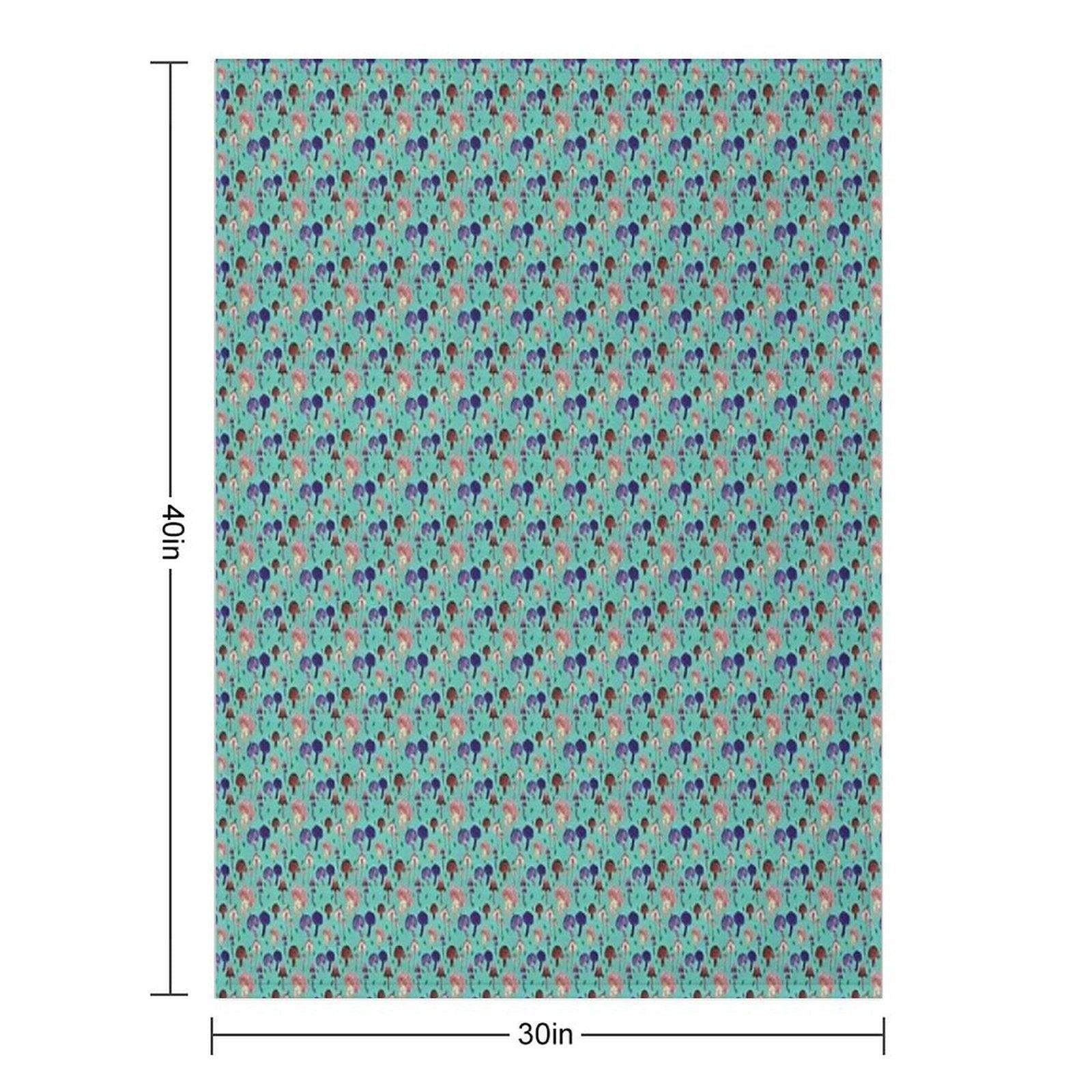 Fungus Schmungus Throw Blanket