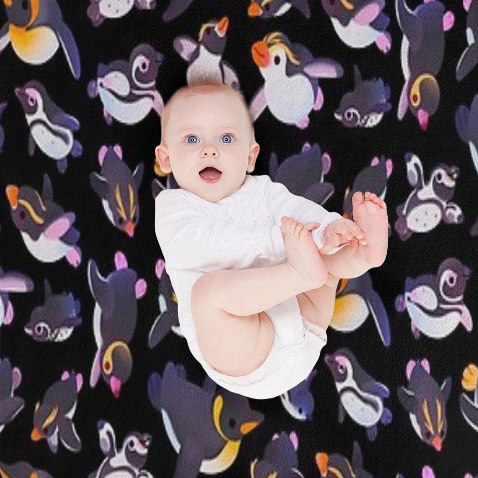 Penguin Day - Namedark Throw Blanket