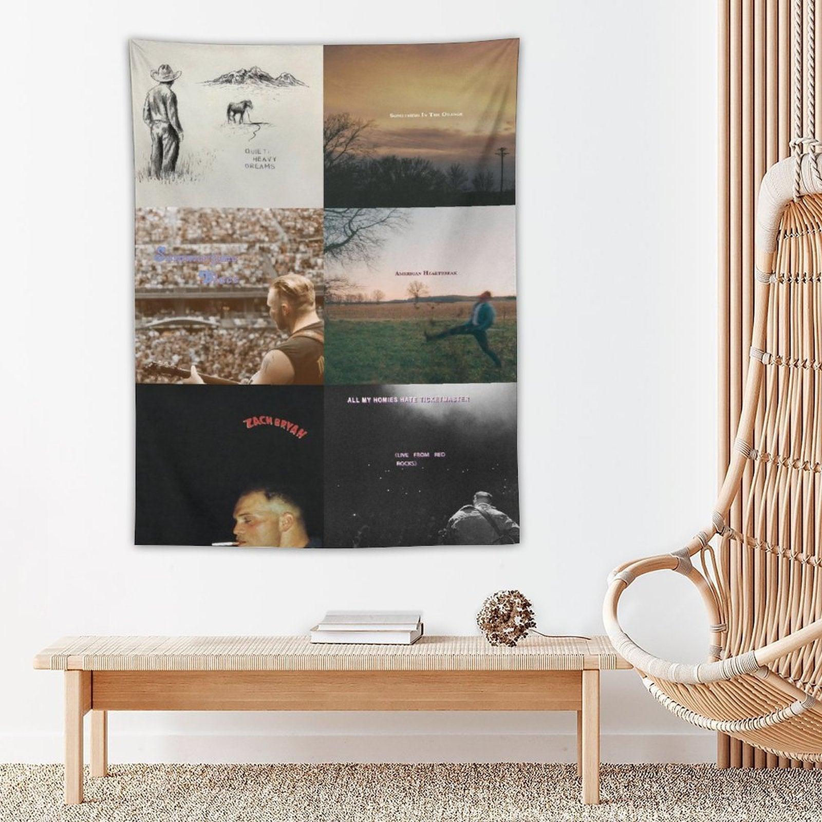 Zach Singer Bryan 6 Ablum Collections Cover Tapestry