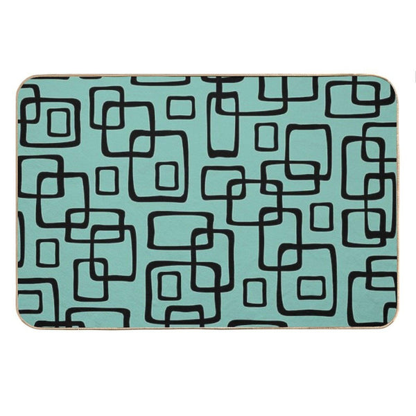 Mid Century Modern Decoration Bath Mat