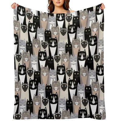 Cats #1 Throw Blanket
