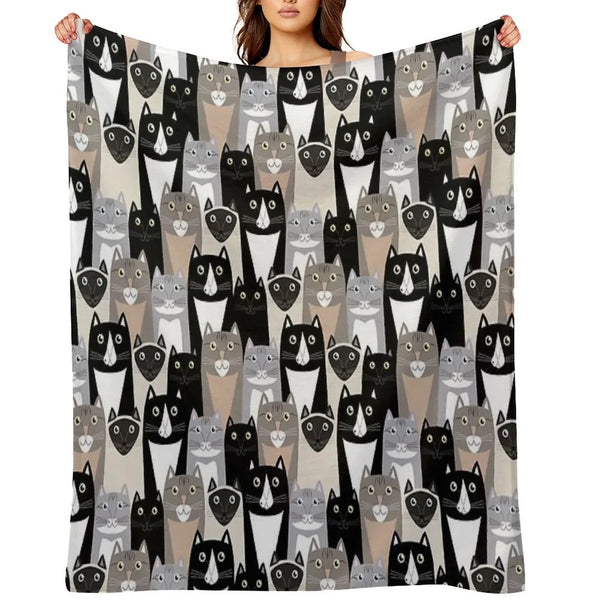 Cats #1 Throw Blanket