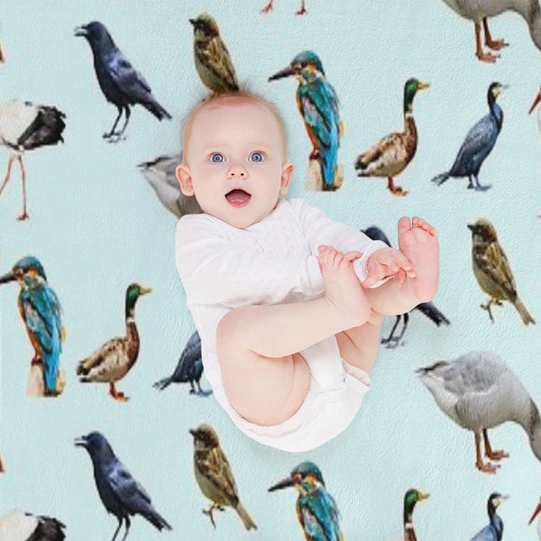 Bird Collection Quick-dry Throw Blanket