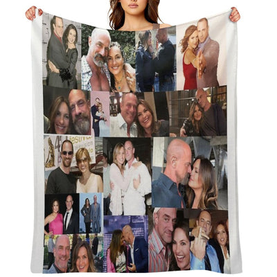 Chris Meloni And Mariska Hargitay Durable Throw Blanket