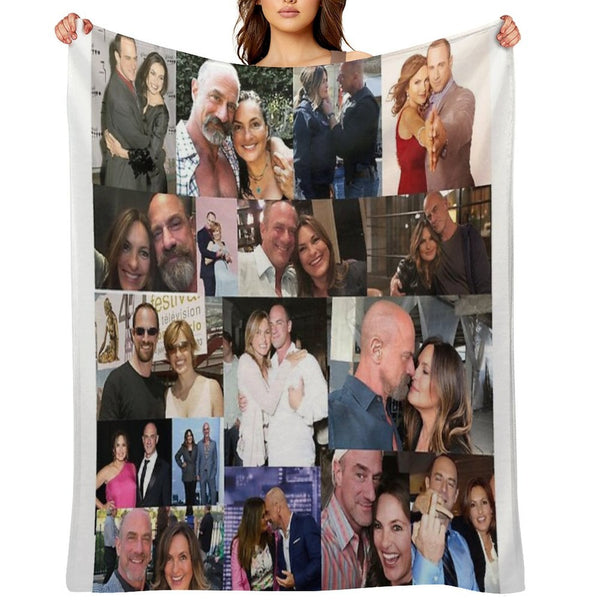 Chris Meloni And Mariska Hargitay Durable Throw Blanket