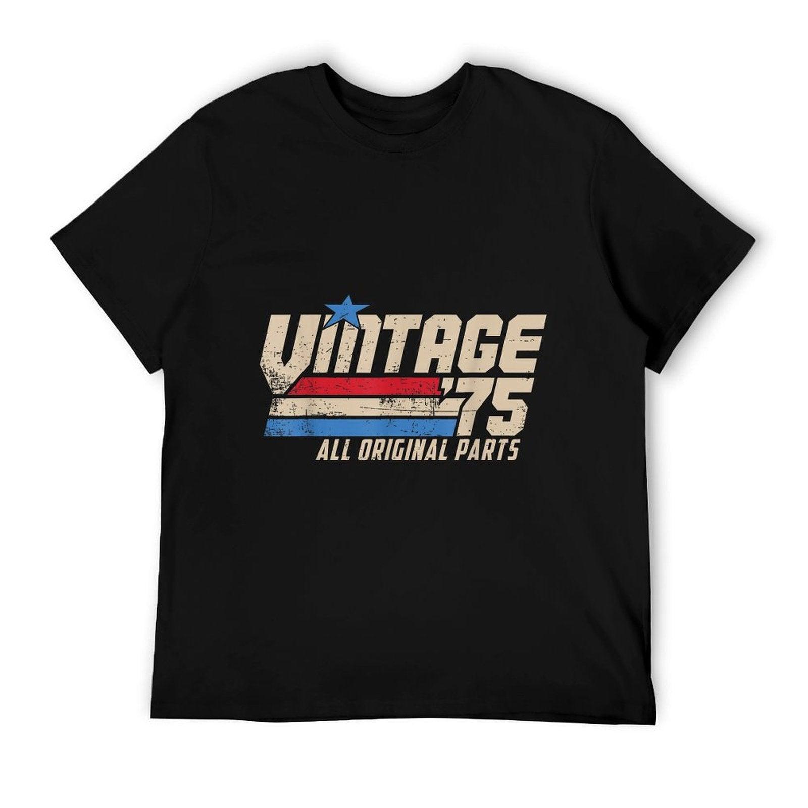 Vintage '75 Retro Birthday Top for Men 50th 1975 Dad USA 50 T-Shirt