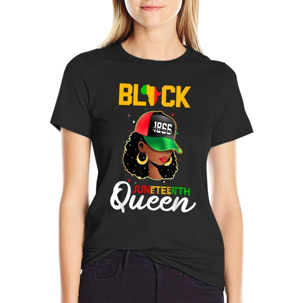 1865 Juneteenth Black Queen  Polyester Blend T-Shirt