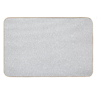 Entire Shrek Script Bath Mat