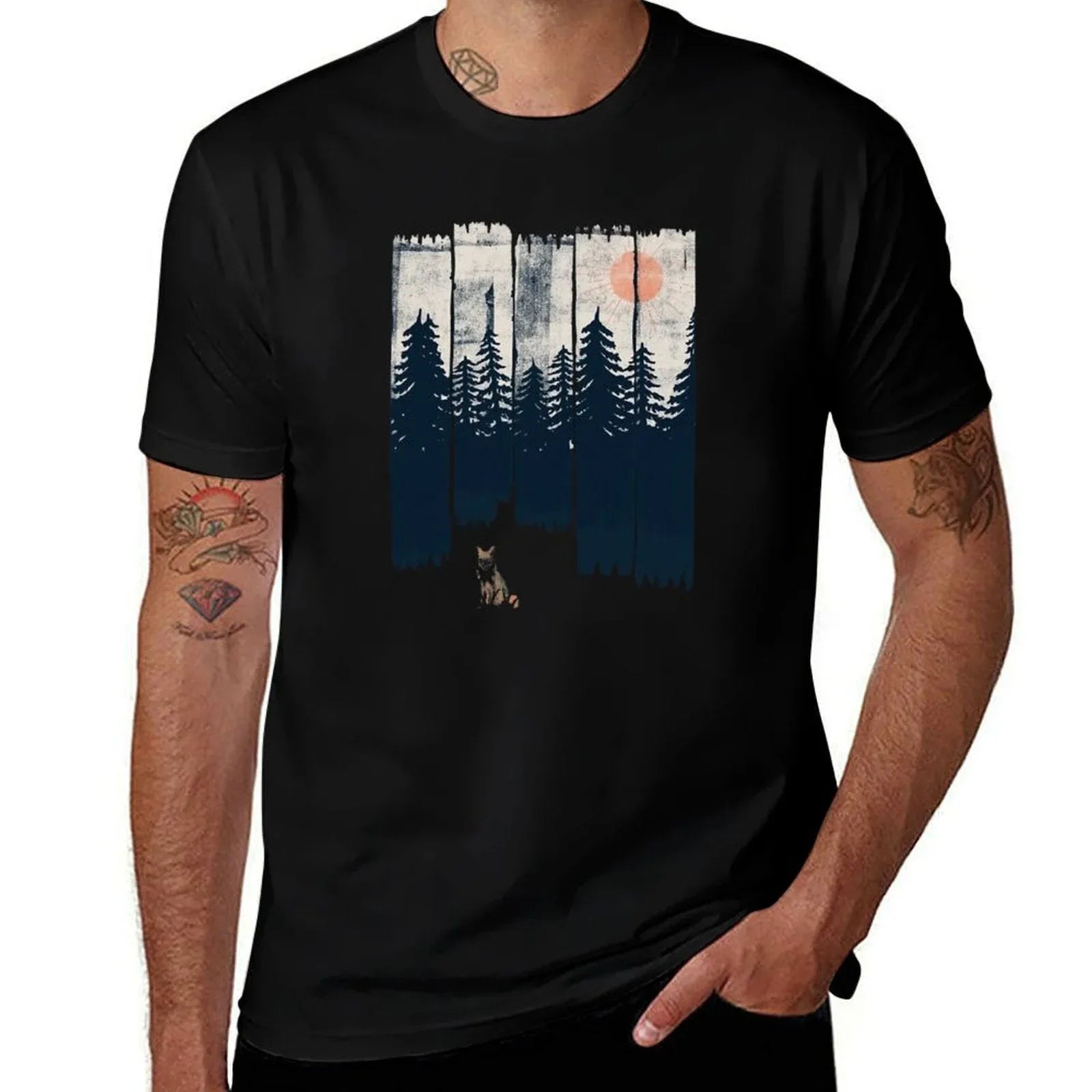 A Fox in The Wild...  Summer-ready Fabric T-Shirt
