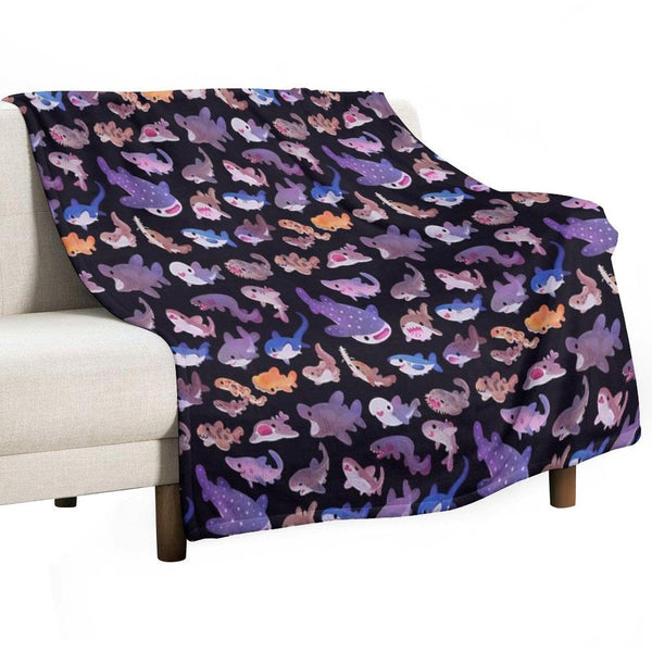 Shark Day Throw Blanket