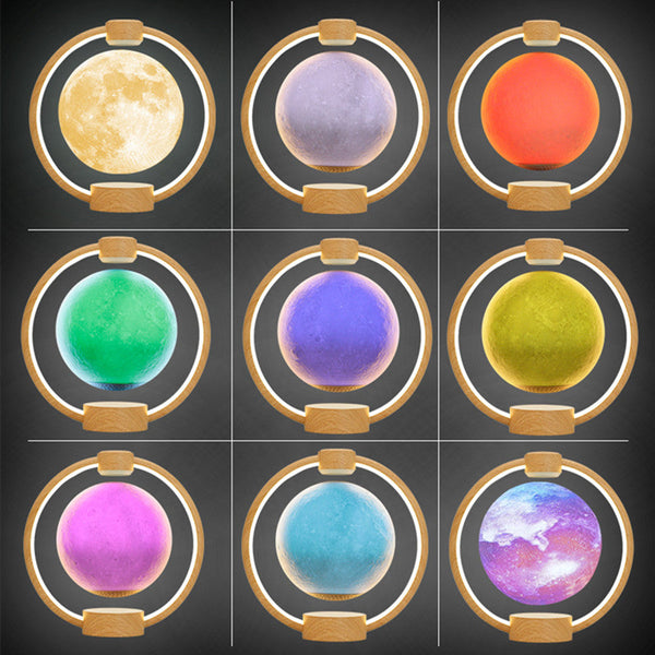 Maglev Moon Light Bluetooth 3D Stereo Diy Colorful Glare Decorbites