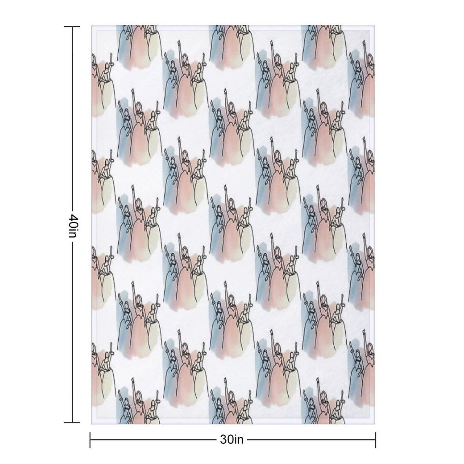 Schuyler Sisters Design Throw Blanket