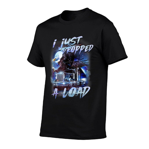 Funny Trucker Gifts Men Husband Semi Trailer Truck Driver T-Shirt