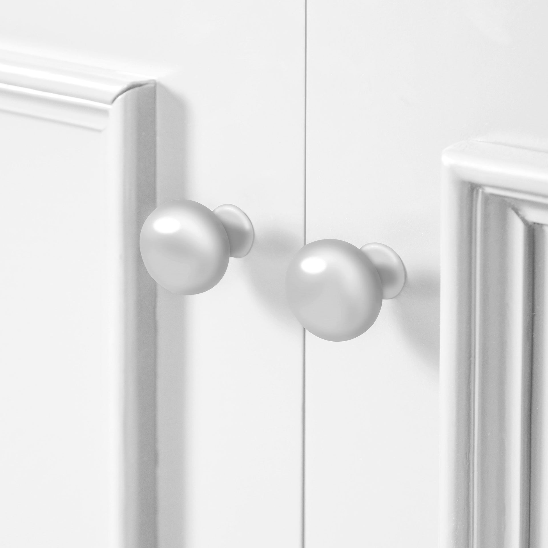 Bathroom Vanity with Ceramic Sink and Modern Freestanding Storage Cabinet, Soft-Close Doors