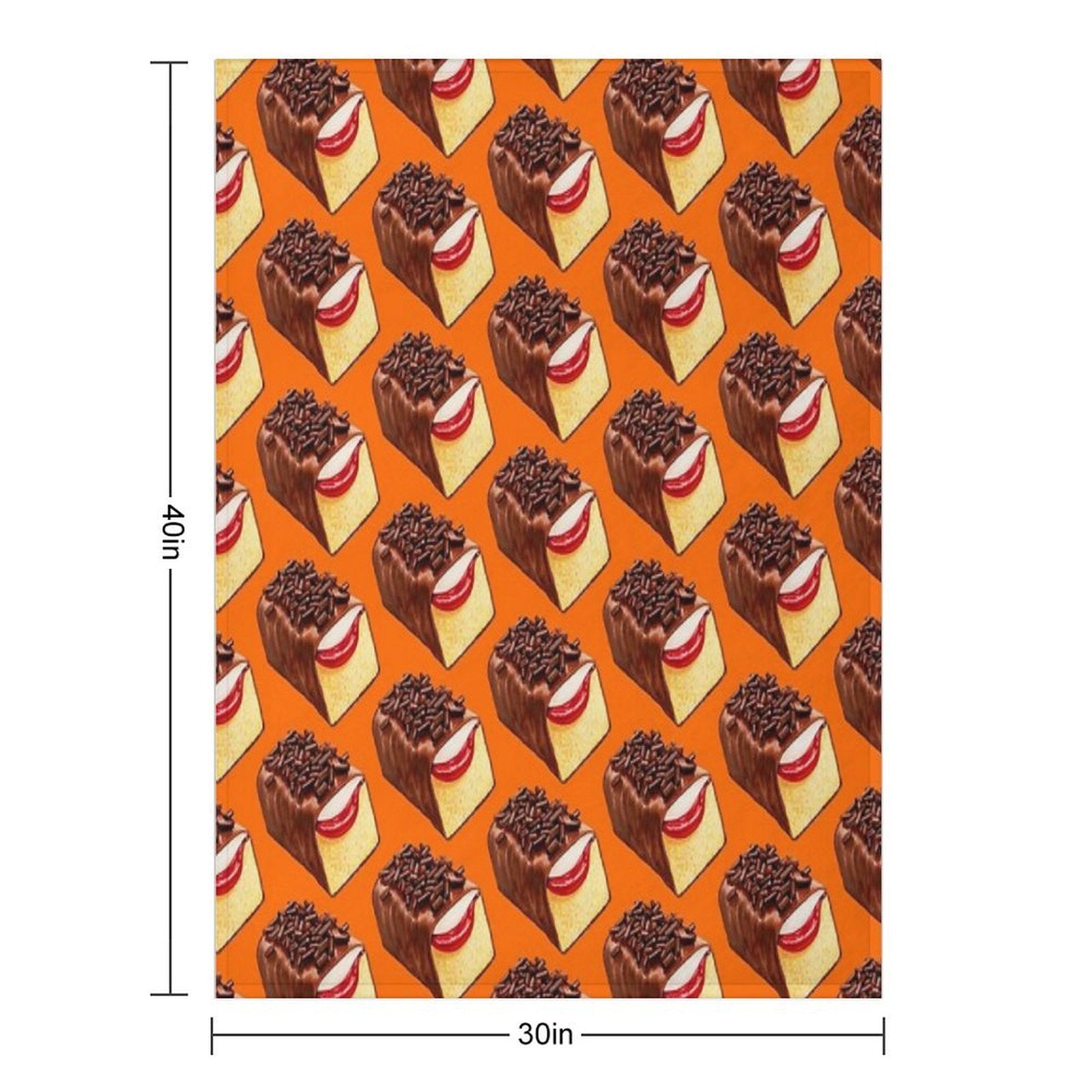 Gansito - Orange Premium Throw Blanket