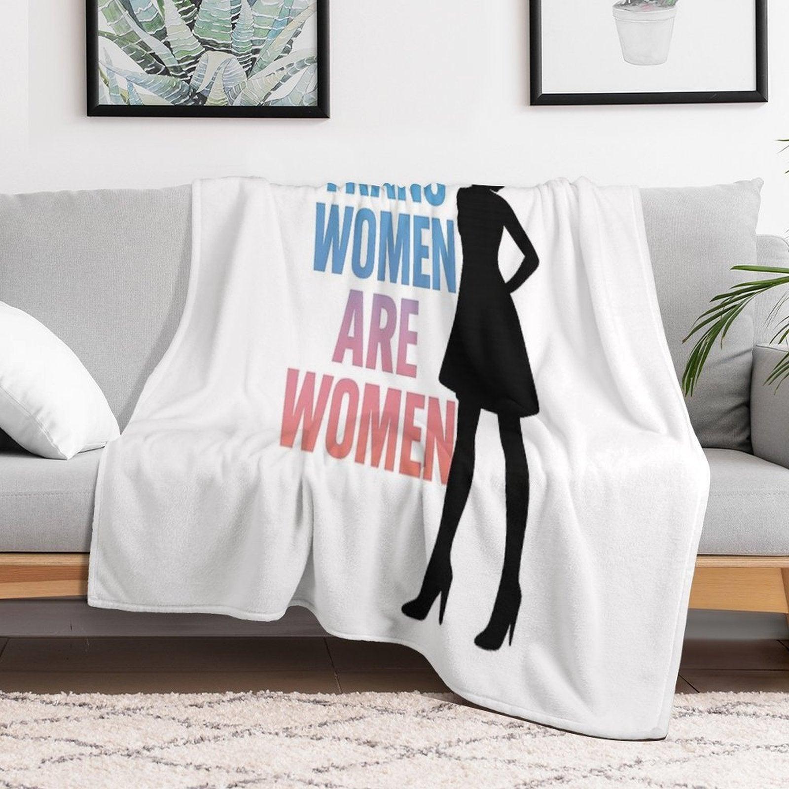 Trans Women Are Women Throw Blanket