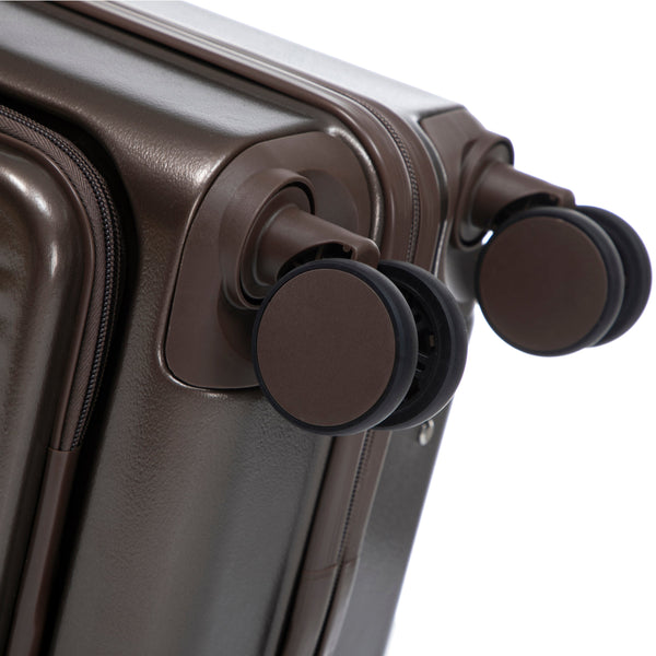 14' & 20' ABS Spinner Wheel Luggage Set with Cosmetic Case
