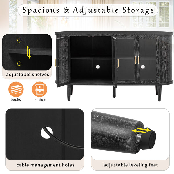 Farmhouse Sideboard Cabinet with Storage BLAKHOM