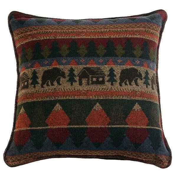 Cabin Bear Euro Sham - Gifts for You 'n Me