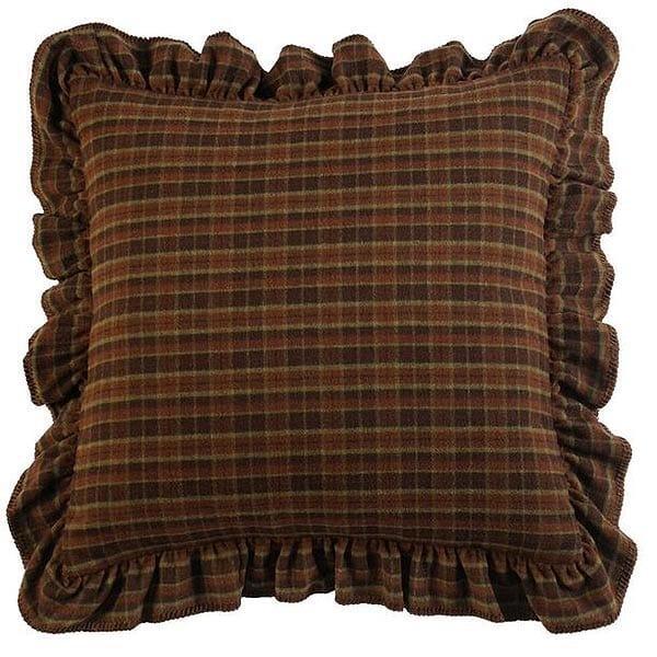 Cabin Bear Plaid Euro Sham - Gifts for You 'n Me